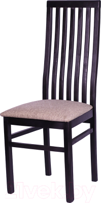 Стул Ельская мебельная фабрика МДК-82.1 / 15C 510 (венге/ролан коричневый) - фото