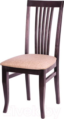 Стул Ельская мебельная фабрика МДК-99 / 18С 635-1 (береза венге/ролан коричневый) - фото