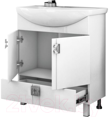 Тумба под умывальник Mixline Квадро-1 75 551698