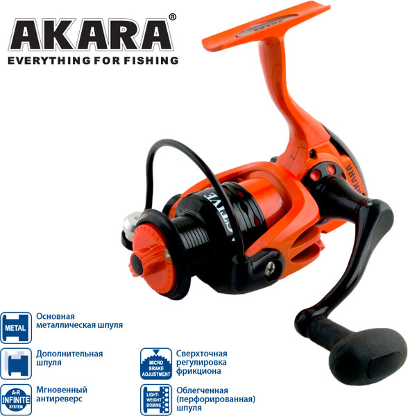 Катушка безынерционная Akara Active 2000 / AF2000-5