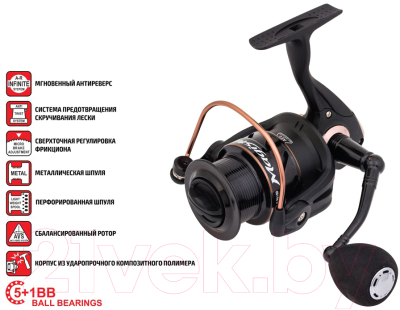 Катушка безынерционная Akara Magista Feeder 4000 / AMF4000-6