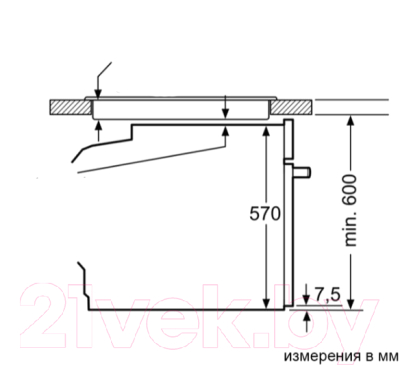 Электрический духовой шкаф Bosch HBA5360W0