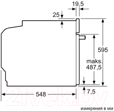 Электрический духовой шкаф Bosch HBA5360W0