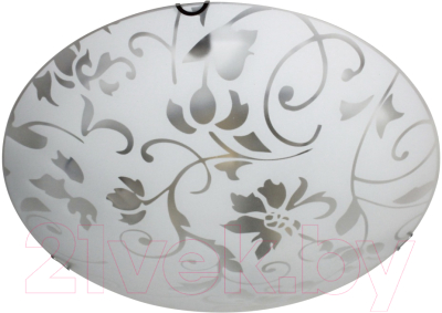 Потолочный светильник Элетех Эрика 400 НПБ 06-3х60 М65 / 1005206094 (матовый белый/хром)