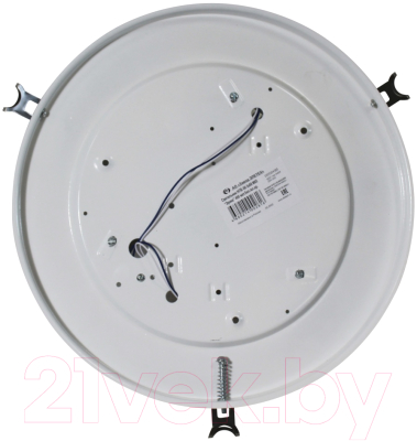 Потолочный светильник Элетех Эрика 400 НПБ 06-3х60 М65 / 1005206094 (матовый белый/хром)