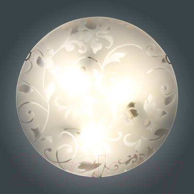 Потолочный светильник Элетех Эрика 400 НПБ 06-3х60 М65 / 1005206094 (матовый белый/хром)