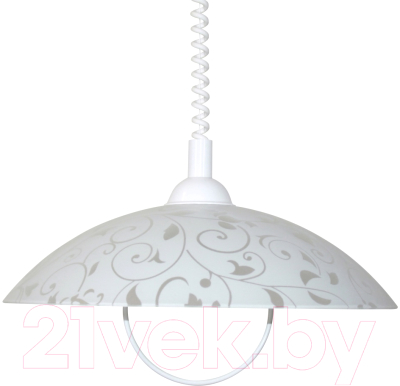 Потолочный светильник Элетех Эрика 410 НСБ 72-60 М52 / 1005159637 (матовый белый)