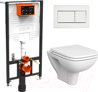 Унитаз подвесной с инсталляцией VitrA S20 Rim-Ex / 9004B003-7207 - фото