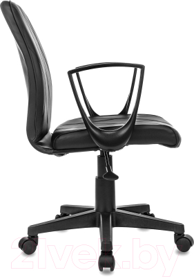 Кресло офисное Бюрократ CH-327 (черный экокожа)