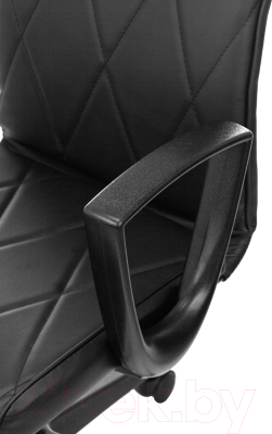 Кресло офисное Бюрократ CH-327 (черный экокожа)