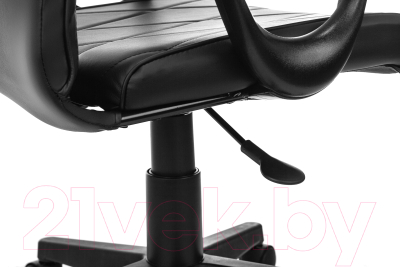 Кресло офисное Бюрократ CH-327 (черный экокожа)