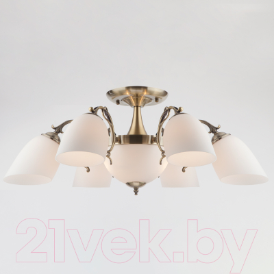 Люстра Евросвет Ariele 22010/6+2 (античная бронза) - фото