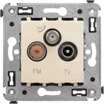 Розетка DKC Avanti TV-FM-SAT / 4405533 - фото