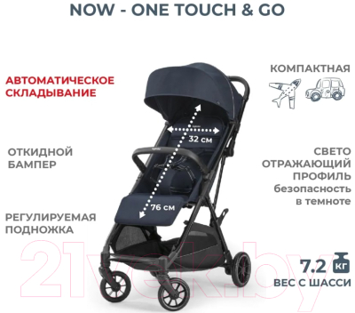 Детская прогулочная коляска Inglesina Now / AG84P0SSBRU