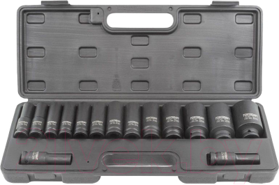 Набор головок слесарных ForceKraft FK-4166D-9MPB - фото