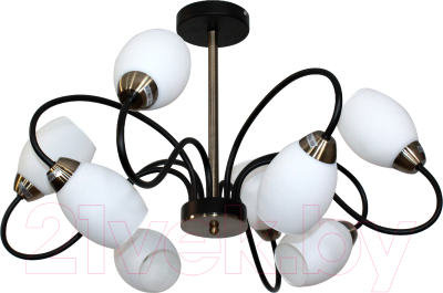 Люстра Элетех 21270В-2/8 НПБ 01-8х60-112 Е27 / 1005404906 - фото