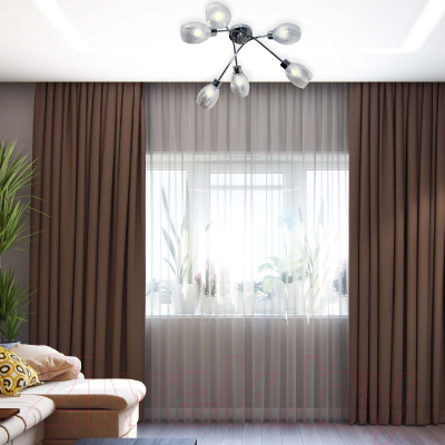 Люстра Элетех 21267-3/6 НПБ 01-6х40-119 Е14 / 1005404902