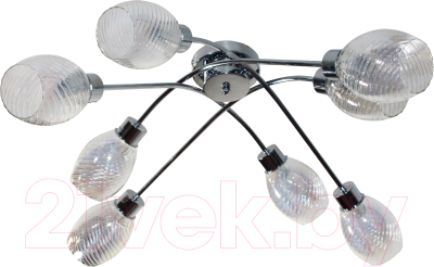 Люстра Элетех 21267-3/8 НПБ 01-8х40-110 Е14 / 1005404903 - фото