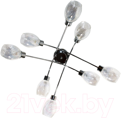 Люстра Элетех 21267-3/8 НПБ 01-8х40-110 Е14 / 1005404903
