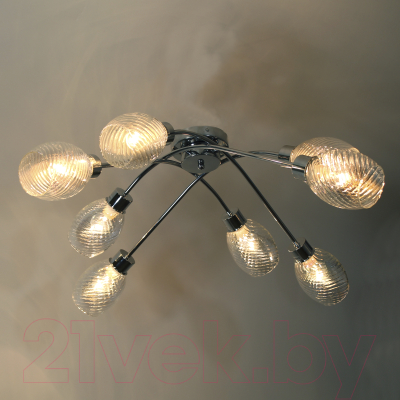 Люстра Элетех 21267-3/8 НПБ 01-8х40-110 Е14 / 1005404903