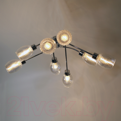 Люстра Элетех 21267-3/8 НПБ 01-8х40-110 Е14 / 1005404903