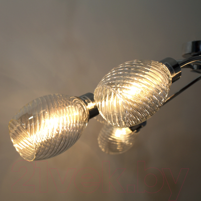 Люстра Элетех 21267-3/8 НПБ 01-8х40-110 Е14 / 1005404903