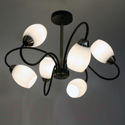 Люстра Элетех 21270В-2/6 НПБ 01-6х60-121 Е27 / 1005404905