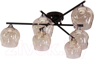 Люстра Элетех 21271В-4/6 НПБ 01-6х60-118 Е27 / 1005404911