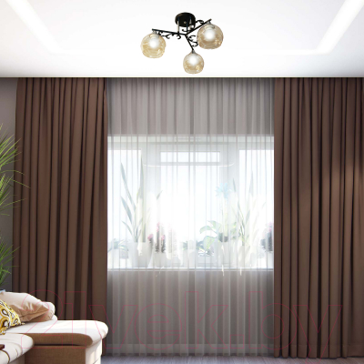 Люстра Элетех 21277В-2/3 НПБ 01-3х60-209 Е27 / 1005404913