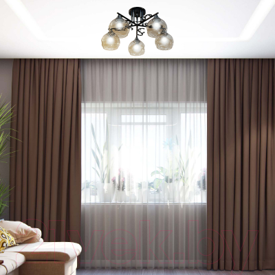 Люстра Элетех 21277В-2/5 НПБ 01-5х60-148 Е27 / 1005404914