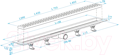 Трап для душа Plast Brno SZE5390