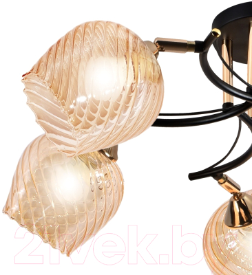 Люстра Элетех 21305-2/5 НПБ 01-5х60-160 Е27 / 1005404939