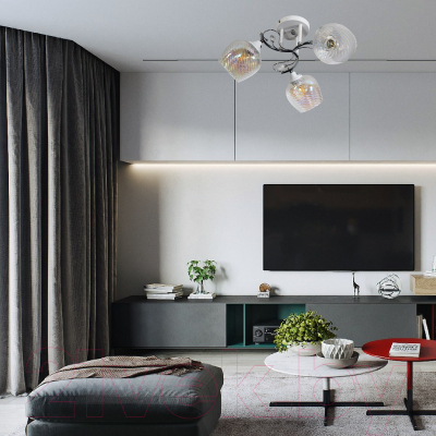 Люстра Элетех 21306-7/3 НПБ 01-3х60-215 Е27 / 1005404941