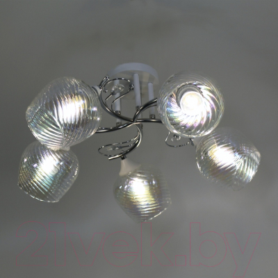 Люстра Элетех 21306-7/5 НПБ 01-5х60-156 Е27 / 1005404942