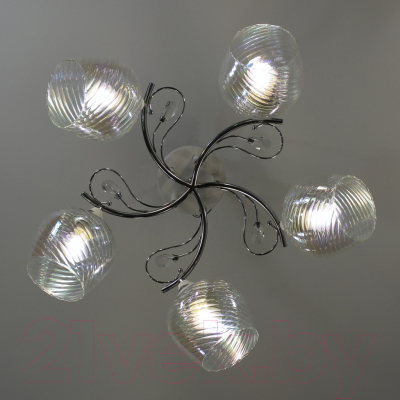 Люстра Элетех 21306-7/5 НПБ 01-5х60-156 Е27 / 1005404942