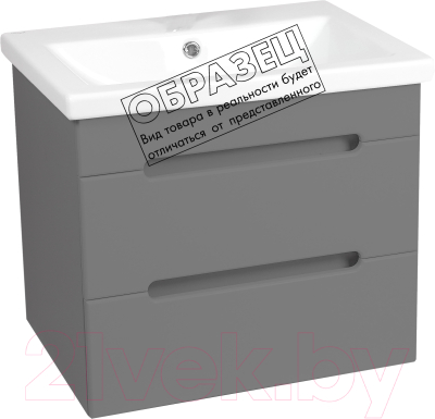 Тумба под умывальник Viant Марсель Como 70 / VMAR70COG-T2YP - фото