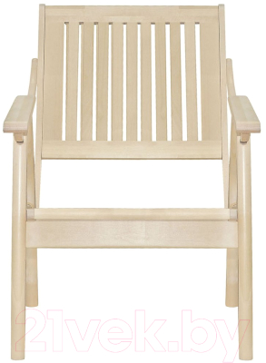 Кресло садовое Мебелик Массив решетка (лак)