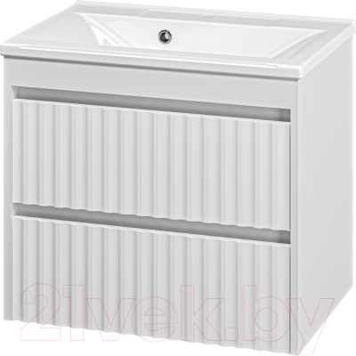 Тумба под умывальник Brevita Balaton 65 / BAL-06065-01-01П2Я - фото