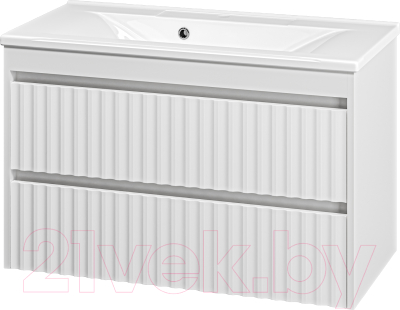 Тумба под умывальник Brevita Balaton 90 / BAL-06090-01-01П2Я - фото