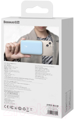 Портативное зарядное устройство Baseus Magnetic Wireless 6000mAh / PPCX020003