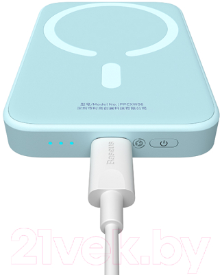 Портативное зарядное устройство Baseus Magnetic Wireless 6000mAh / PPCX020003