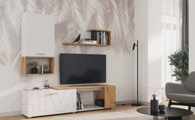 Горка НК Мебель Sviss / 71297247 (белый/дуб артизан)