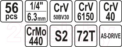 Универсальный набор инструментов Yato YT-14501
