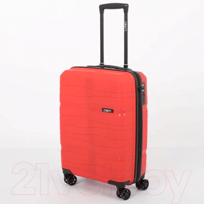 Чемодан на колесах Grott 227-PP002/3-20-RED