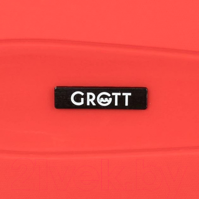 Чемодан на колесах Grott 227-PP002/3-20-RED