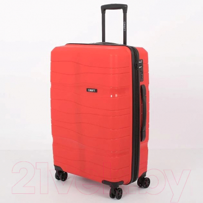 Чемодан на колесах Grott 227-PP002/3-25-RED