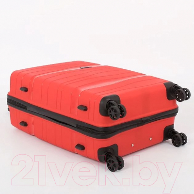 Чемодан на колесах Grott 227-PP002/3-25-RED