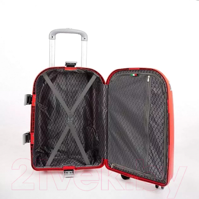 Чемодан на колесах Francesco Molinary 337-HL301/3-27RED