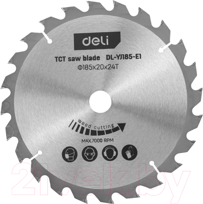 Дисковая пила Deli DL-YJ185-E1