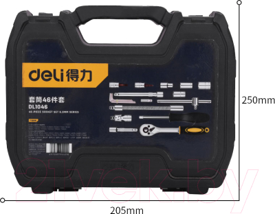 Универсальный набор инструментов Deli DL1046